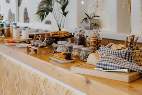 Arcade Hotel, Breakfast buffet