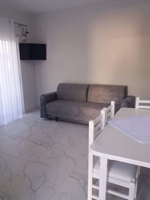 Remarkable 2-bed Apartment in Dhermi, Living room