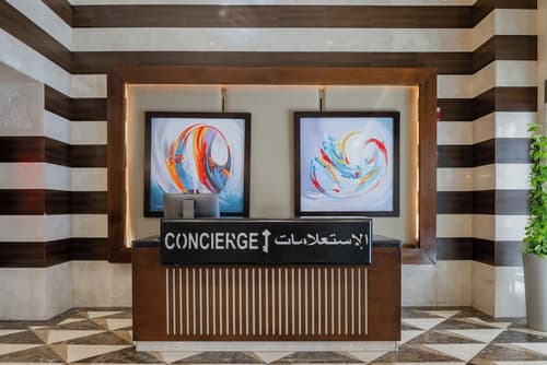 Millennium Al Aqeeq Hotel, Check-in/check-out kiosk