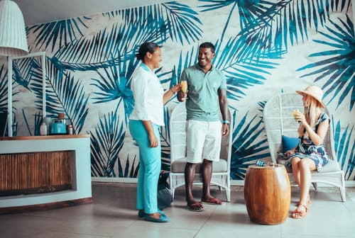 Astroea Beach Hotel, Reception