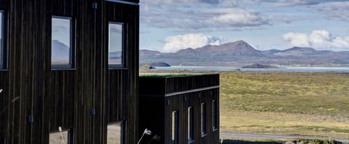 Hótel Laxá, View from room