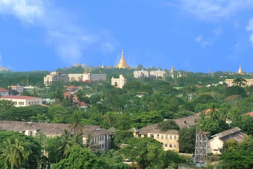 Hotel Grand United Ahlone Branch, View from room
