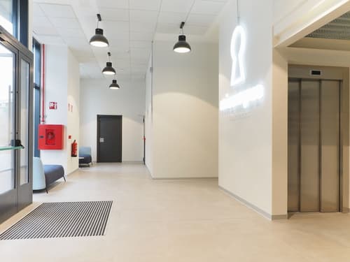 Students Residence micampus San Mames, Interior entrance