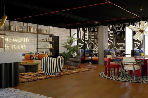 Moxy Paris La Villette, Lobby