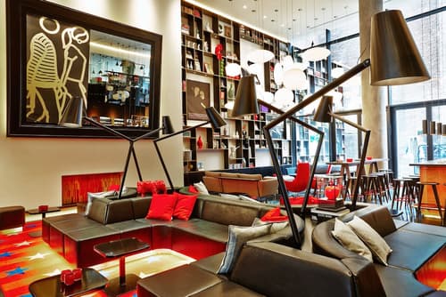 citizenM New York Times Square, Lobby sitting area
