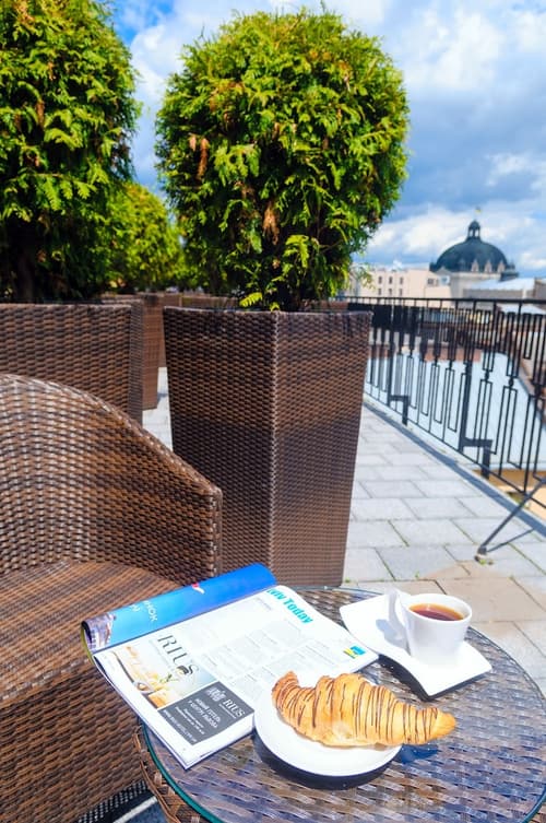 Rius Hotel Lviv, View from room