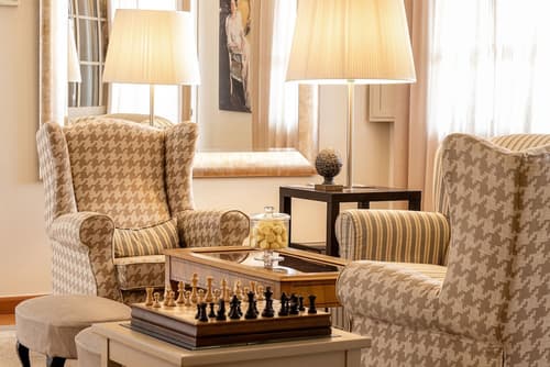 SI Montalcino Hotel, Lobby sitting area