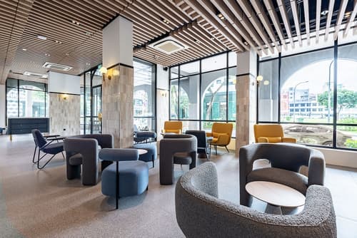 Owen House by Habyt, Lobby sitting area