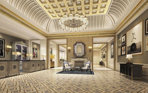 The Londoner Hotel, Lobby sitting area