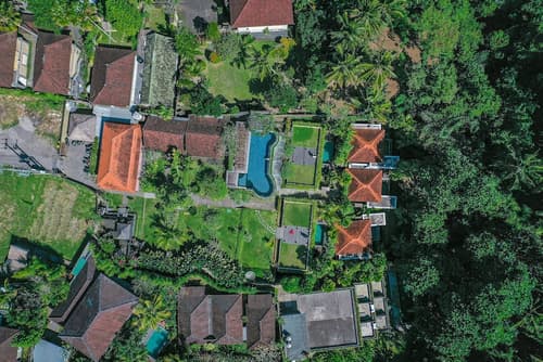 Tirta Arum, Aerial view