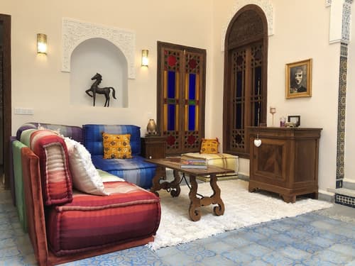 Riad Inaya Fez, Lobby sitting area
