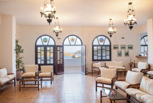 Golden Sun Hotel Patmos, Lobby sitting area