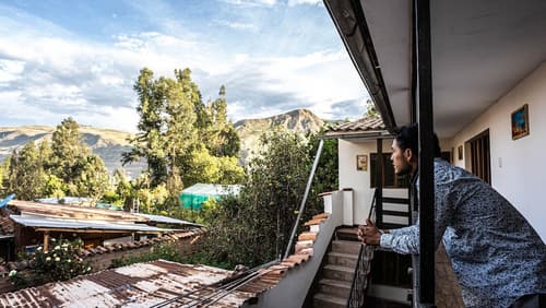 MAMA GREEN HOSTAL - Eco Andean Experience and Permaculture Farm - Vegetarian, Garden view