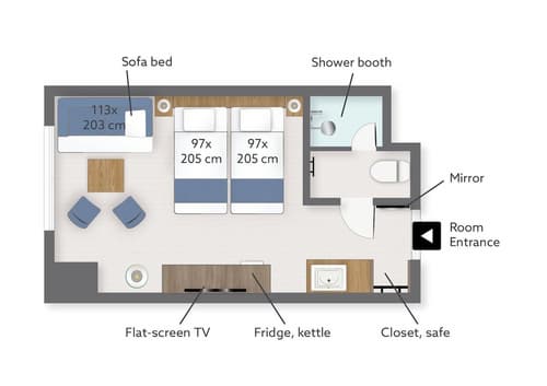 KABIN Kyoto, Floor plan