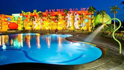 Disney's Pop Century Resort, Pool view