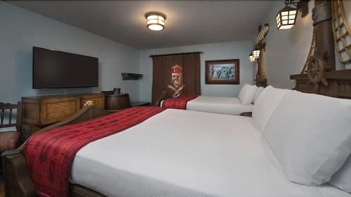 Disney's Caribbean Beach Resort, Guest room