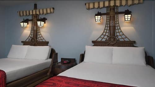 Disney's Caribbean Beach Resort, Guest room