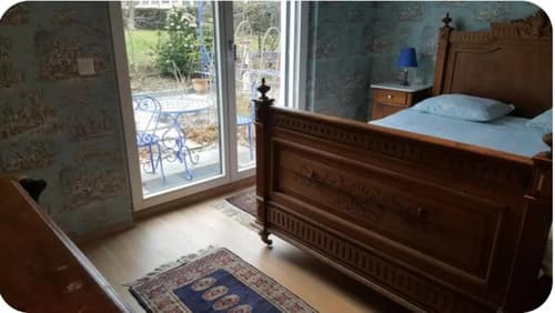 Studio, entrée par terrasse, 