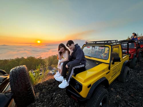 Mount Batur Sunrise & Sunset Jeep Tour in Bali, 