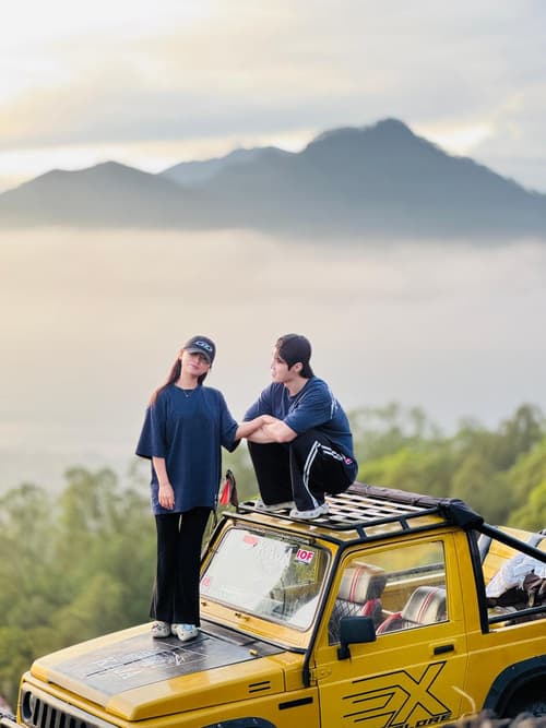 Mount Batur Sunrise & Sunset Jeep Tour in Bali, 