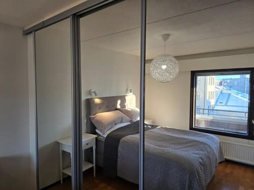 Stylish two-bedroom apartment with balcony & great views, 