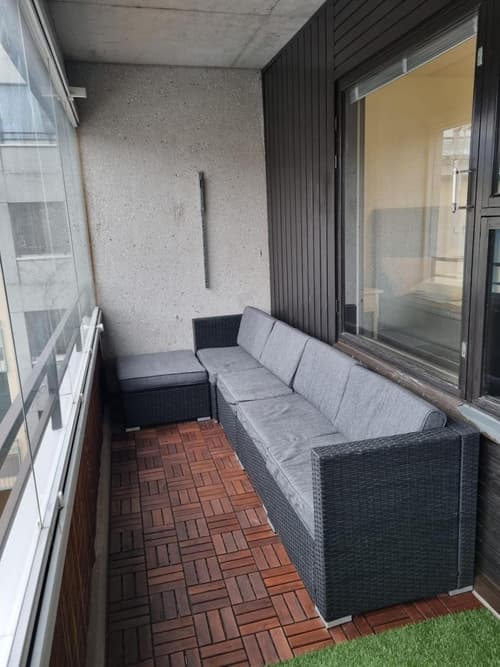 Stylish two-bedroom apartment with balcony & great views, 