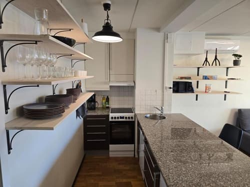 Stylish two-bedroom apartment with balcony & great views, 