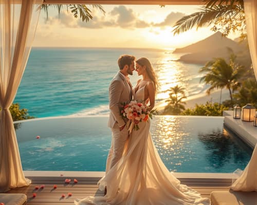 L'Île Maurice – une île où l'amour respire au rythme des vagues, et chaque jour est peint des arômes de vanille, de soleil doux et de sables blancs. Une escapade à deux dans un coin de paradis, entre lagons, plages désertes et raffinement.