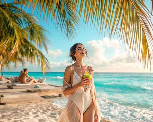 Punta Cana vous attend avec des resorts élégants, des plages infinies de sable blanc et des eaux cristallines. Des vacances exotiques complètes, où chaque jour s'écoule au rythme des vagues, du soleil et des cocktails raffinés.
