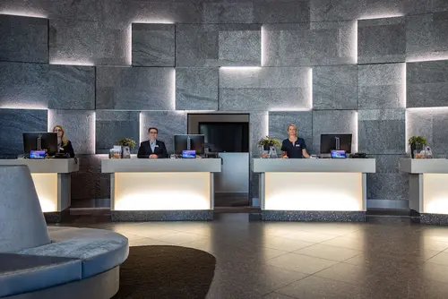Radisson Blu Hotel, Rostock, Check-in/check-out kiosk