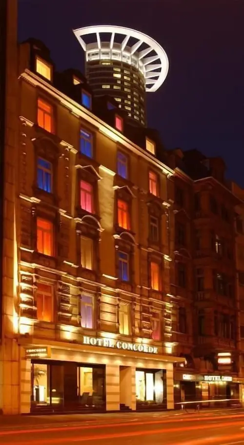 Concorde Hotel, Front of property - evening/night