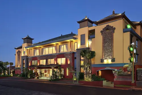 SenS Hotel and Spa Conference Ubud Town Centre, Front of property - evening/night