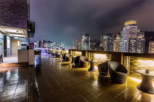 Burlington Hotel, Rooftop terrace