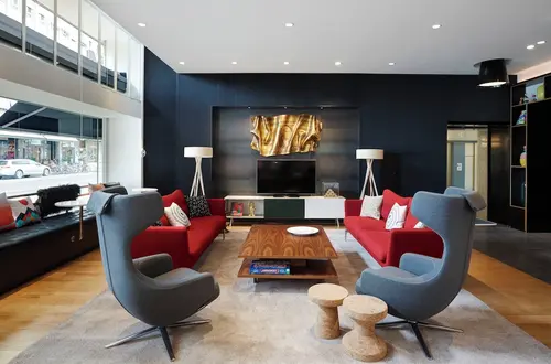 citizenM Zürich, Lobby sitting area