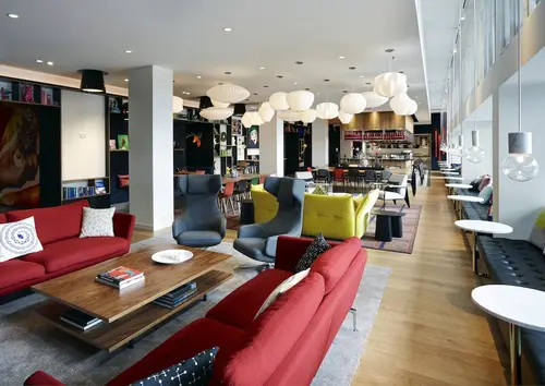 citizenM Zürich, Lobby sitting area