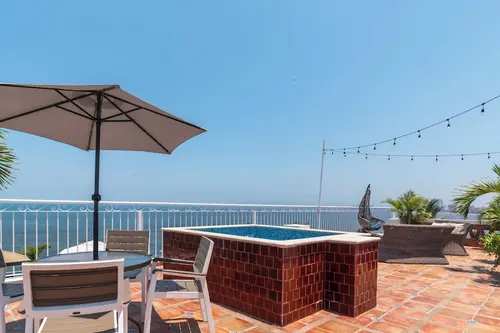 The Paramar Beachfront Boutique Hotel With Breakfast Included - Downtown Malecon, Terrace/patio