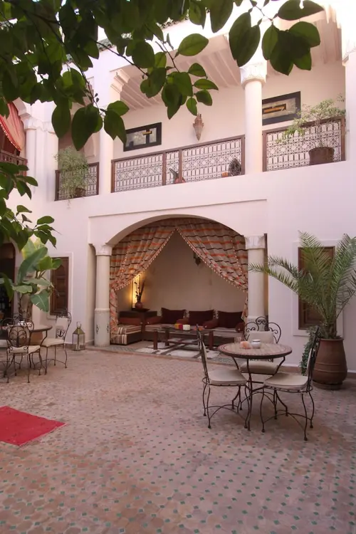 Riad Cannelle, Interior entrance