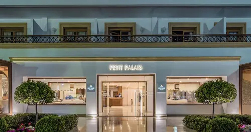 Mitsis Petit Palais, Front of property - evening/night