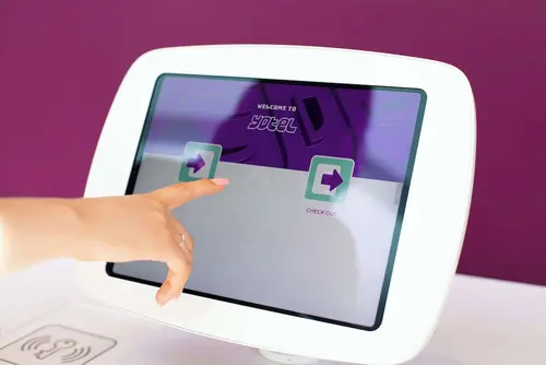 Yotel London City, Check-in/check-out kiosk