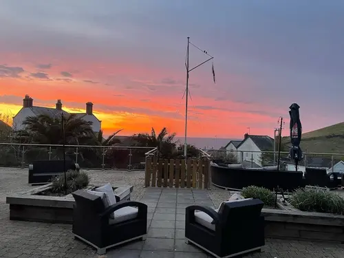 The Llawnroc, Terrace/patio