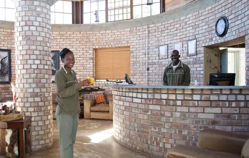 Etosha Village, Check-in/check-out kiosk