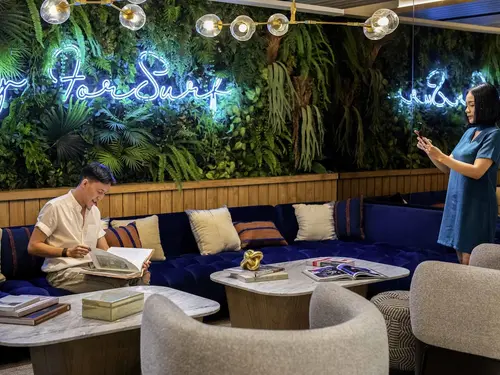 Tribe Bali Kuta Beach, Lobby sitting area