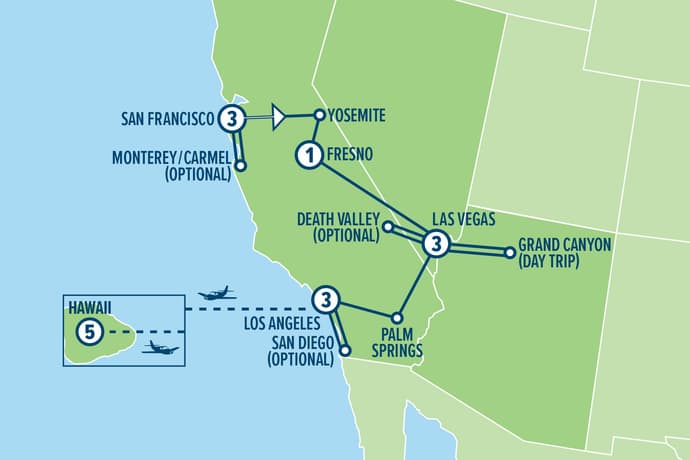 West Coast Aloha (Honolulu Extension) 16 Days