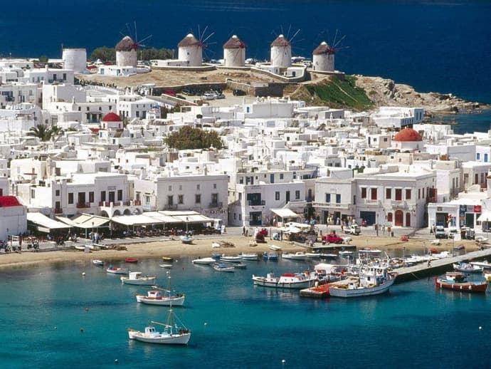 Mykonos y Santorini