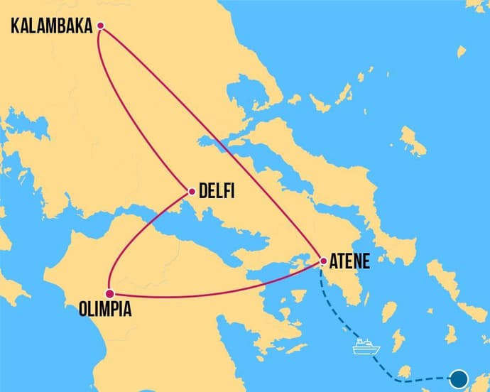 Fly & drive Grecia classica e meteore