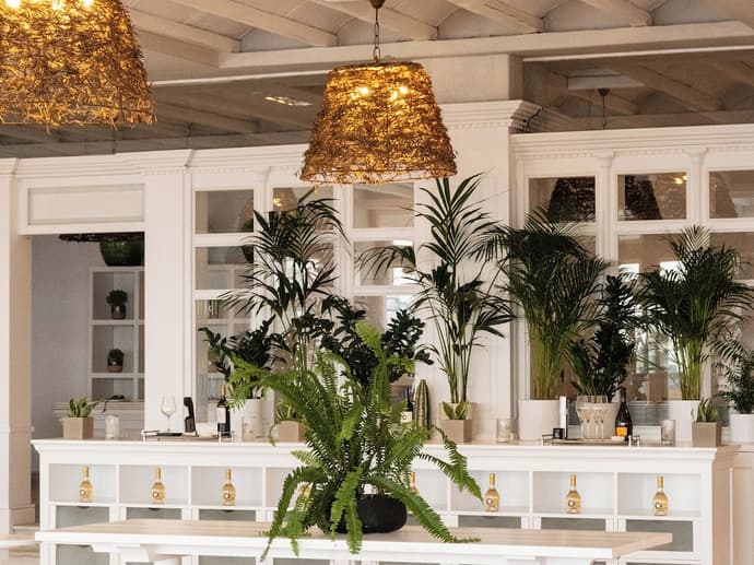 Mykonos Blu, A Grecotel Resort to Live, Interior entrance