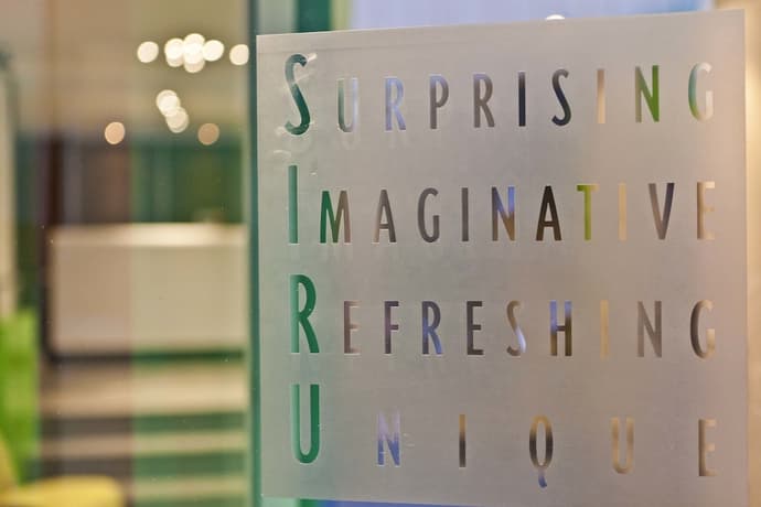 Hotel Siru Brussels, Interior entrance