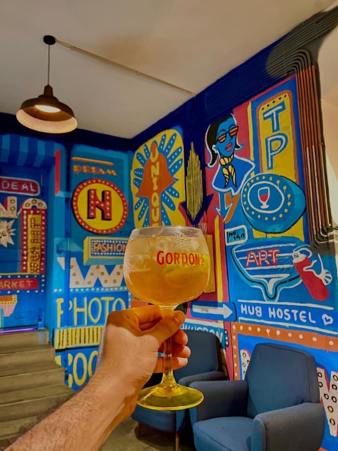 WOT New Lisbon Social, Interior entrance