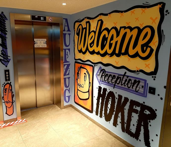 Me and All Hotel Dusseldorf, by Hyatt, Interior entrance