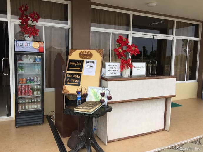 Alta Bohol Garden Resort, Reception